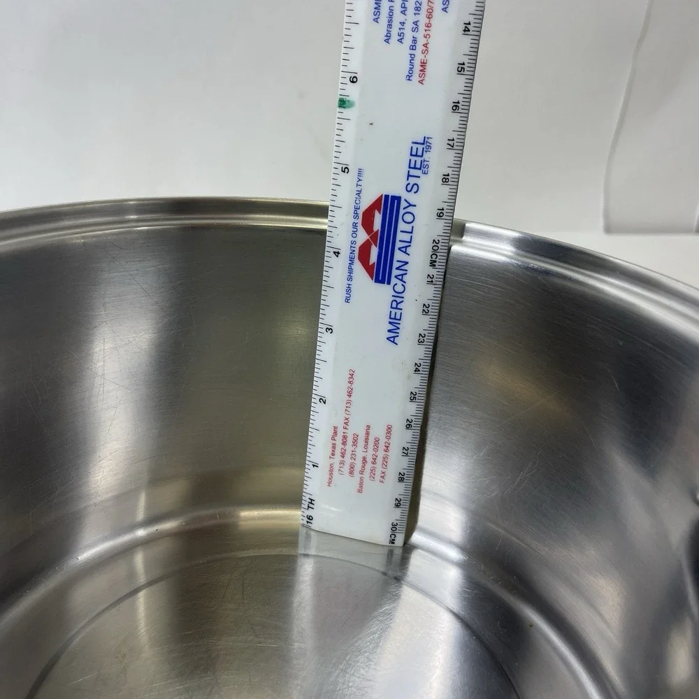 Lifetime T304‎ Custom Designed Stainless Steel Sauce Pan 2.5 Quarts Heavy NO LID